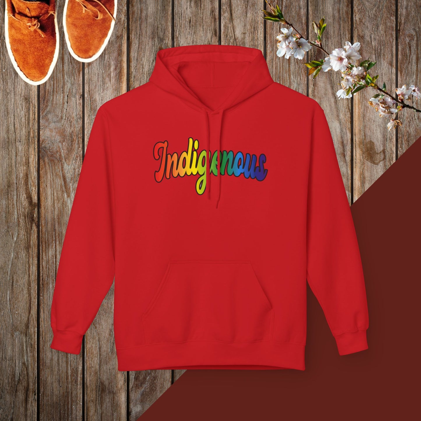 Colorful Indigenous Unisex Midweight Softstyle Fleece Hoodie