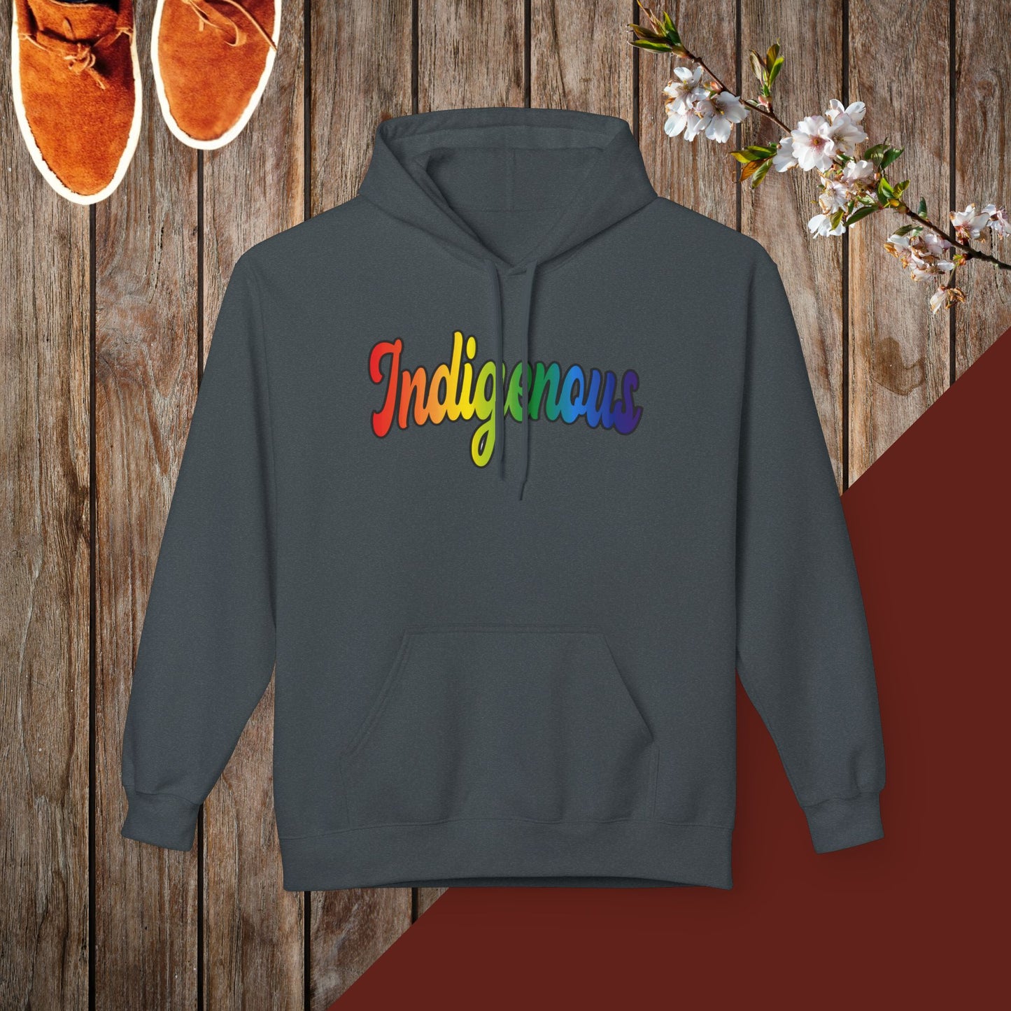 Colorful Indigenous Unisex Midweight Softstyle Fleece Hoodie