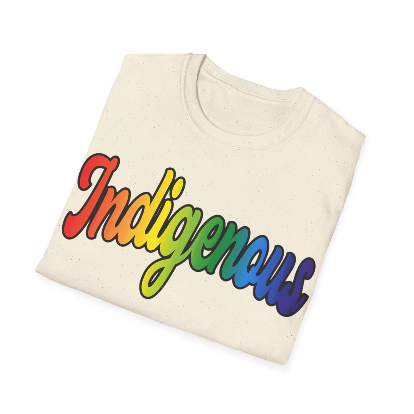 Colorful Indigenous Unisex Softstyle T-Shirt