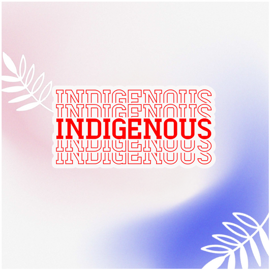 Indigenous layered Kiss-Cut Vinyl Decals for Home Decor