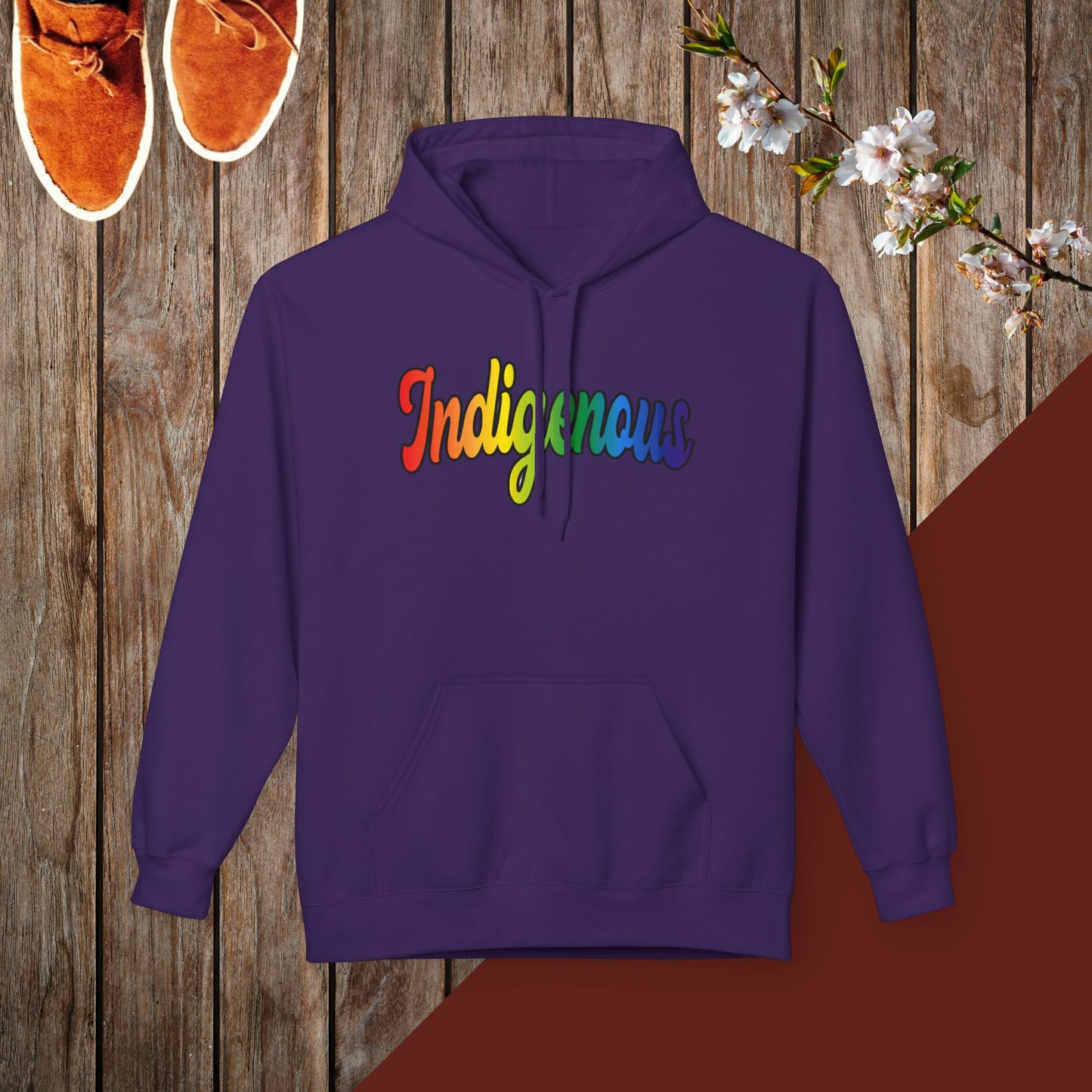 Colorful Indigenous Unisex Midweight Softstyle Fleece Hoodie